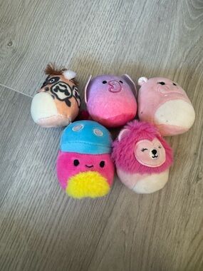 GUC Squishmallow | Micromallows 2.5-Inch Mini Plush | Set of 5